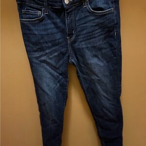 VERVET BY FLYING MONKEY Dark Blue Skinny Jeans